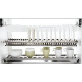 Gía chén đĩa cố định chữ V Eurogold inox304 EP190