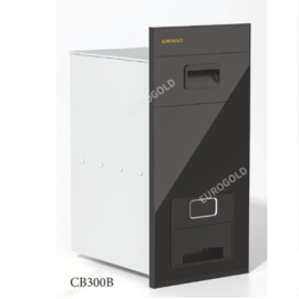 Thùng gạo gương nút nhấn màu đen GC300B – Eurogold