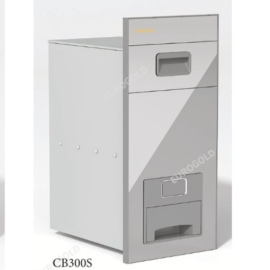 Thùng gạo mặt gương nút nhấn màu bạc GC300S – Eurogold