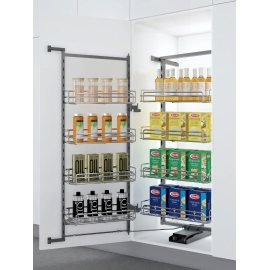 Tủ đồ khô inox 304 nan Oval 4 tầng EKO13445– Eurogold