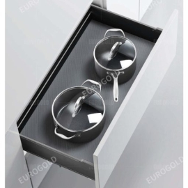 Giá xoong nồi nhôm cao cấp màu ghi đậm EMG6590 – Eurogold