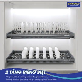 Giá bát cố định inox 304 nan Oval EPO8360VX – Eurogold