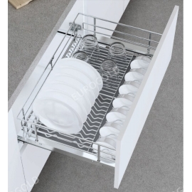 GIÁ BÁT ĐĨA ĐA NĂNG NAN OVAL ÂM TỦ - GẮN CÁNH EUROGOLD EPV6080F-EPO7380