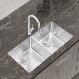 Chậu rửa bát chống xước inox 304 EUC28746EB – Eurogold