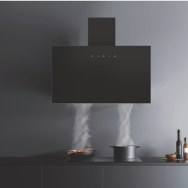 Máy hút mùi dạng hộp mặt kính đen EUH1770VP – Eurogold