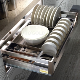 Giá bát đĩa inox hộp Eurogold EU133.800