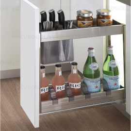 Giá dao thớt chai lọ inox hộp EUB5525– Eurogold