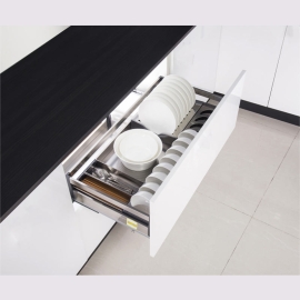 Giá bát đĩa inox hộp gắn cánh EUB6560– Eurogold