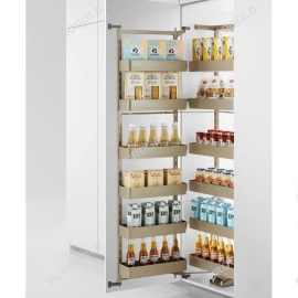 Tủ kho 6 tầng cánh mở hộp nhôm cao cấp màu champane EUM6L660 – Eurogold