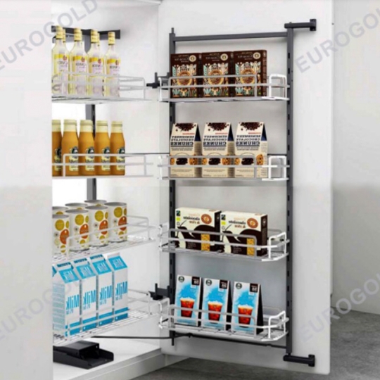 Tủ đồ khô inox 304 nan dẹt 4 tầng  EKD12445– Eurogold