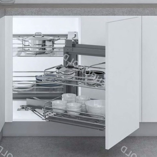 Giá góc liên hoàn inox 304 nan Oval ELO102R (phải) – Eurogold