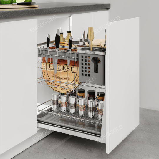 Giá dao thớt khung rổ inox 304 EPD5630VX– Eurogold