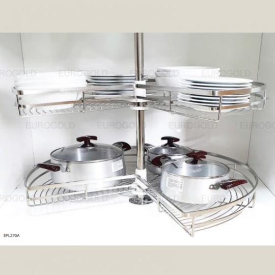 Mâm xoay inox 304 nan mở 3/4 – 270º EXT27080- Eurogold