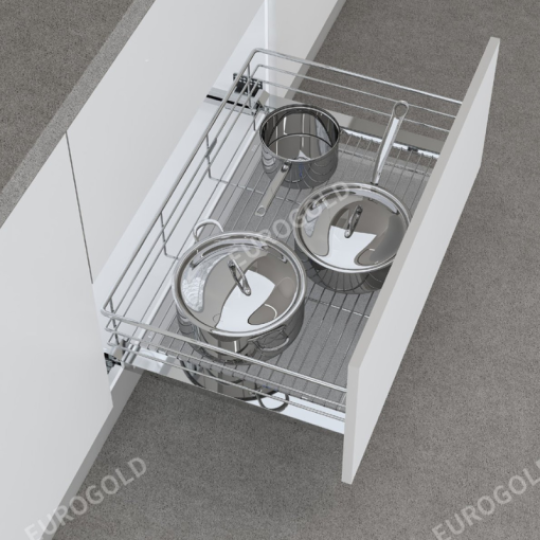 Giá xoong nồi inox 304 nan tròn EG30460B – Eurogold