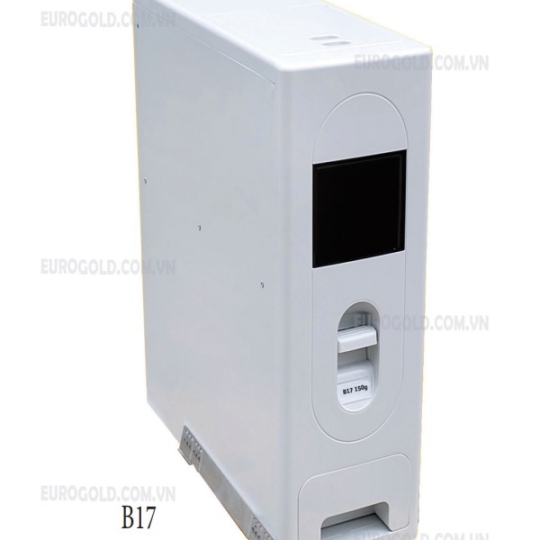 Thùng gạo âm tủ ray giảm chấn Eurogold B17